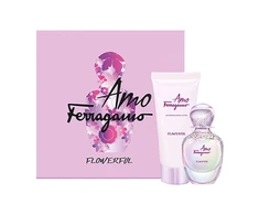Amo Ferragamo - Flowerful Set Salvatore Ferragamo: Amo Ferragamo Flowerful Eau De Toilette For Women, 50 ml + Amo Ferragamo Flowerful Shimmer Day &amp; Night Losjonas kūnui, 100 ml