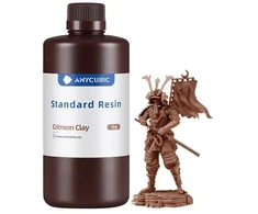 ANYCUBIC standartinė derva (tamsiai raudonas molis)