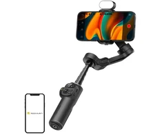 AOCHUAN X2 stabilizatorius su RGB apšvietimu, juodos spalvos