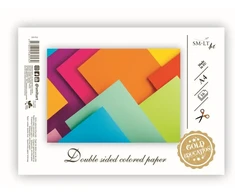 Spalvotas popierius SMLT, A4, dvipusis, 16 lapų
