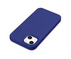 iCarer Litchi Premium Leather Apple iPhone 14 Magnetic Leather with MagSafe dėklas telefonui mėlynos spalvos (WMI14220709-DB)