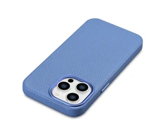 iCarer Litchi Premium Leather Apple iPhone 14 Pro Max Magnetic Leather with MagSafe dėklas telefonui žydros spalvos (WMI14220712-LB)