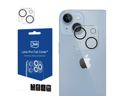 Apsauginis stiklas telefono kamerai Apple iPhone 13 Mini / 13 3MK Lens Protection Pro Full Cover