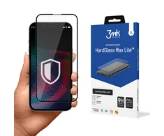 3mk HardGlass Max Lite - Apsauginis stiklas skirtas iPhone 14 / iPhone 13 / iPhone 13 Pro (Juodas)