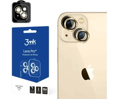 Apple iPhone 14 Plus - 3mk Lens Protection Pro Gold screen protector
