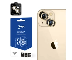 Apsauginis stiklas kamerai Apple iPhone 14 Plus 9H 3mk Lens Protection Pro series lens - auksinis