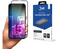 Apple iPhone 15 - 3mk HardGlass Max Lite™ ekrano apsauga