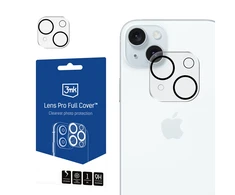 Apsauginis stiklas kamerai Apple iPhone 15 / 15 PLUS 3MK Lens Protection Pro Full Cover
