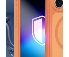 3mk Misty MagCase telefono dėklas iPhone 17 Pro Max / 18 Pro Max, oranžinis