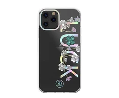 Kingxbar Lucky Series su Swarovski kristalais iPhone 12 mini telefono dėklas skaidrus (Luck)