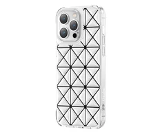 Kingxbar Miya Series iPhone 14 dėklas telefonui baltos spalvos