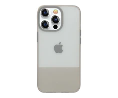 Kingxbar Plain Series Apple iPhone 13 Pro silikoninis dėklas telefonui pilkos spalvos