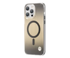 Kingxbar PQY Go Out Series magnetic iPhone 14 MagSafe dėklas telefonui juodos spalvos