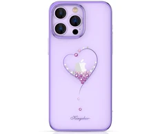 Dėklas Silikonas su Swarovski kristalais Kingxbar Wish Series iPhone 14 Plus - violetinė
