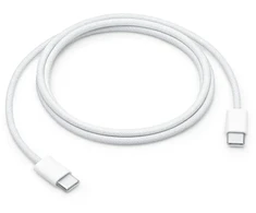 Kabelis USB Oryginalny Kabelis USB C do C 60W Apple MW493ZM/A A2795 su kluczykiem do karty SIM 1m bulk balta