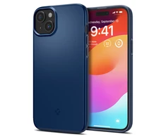 Spigen Thin Fit dėklas skirtas Apple iPhone 15 Plus,  spalva - Navy Blue
