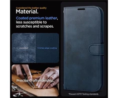 Dėklas Spigen Wallet S Pro, navy - iPhone 15 Pro Max