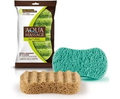 Vonios kempinė AQUA MASSAGE Įvairių spalvų