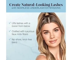 Ardell Seamless False Blakstienos, Fauxmink M Curl, 32 CT