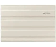 Išorinis kietasis diskas SSD Samsung T7 Shield 2TB rusvai gelsvas
