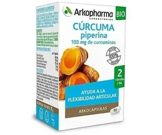 Arkopharma Turmeric Piperine maisto papildas 80 vnt