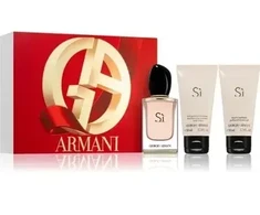„Armani Sí“ dovanų rinkinys: EDP 50 ml, dušo želė 50 ml ir kūno losjonas 50 ml (50 ml).