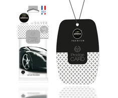 Aroma Car Oro Gaiviklis Aroma Prestige Card sidabrinis
