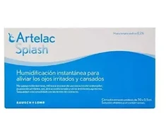 Artelac Splash Colirio Ojos Secos 0,5ml 30 monodozių