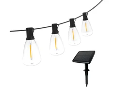 Artflow Dekoratyvinė girlianda Saulės energija 8.25m Šiltai balta 12 LED burbuliukų