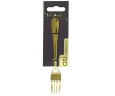 Asi Collection Cake forks 2 pcs. Gold 1.5mm