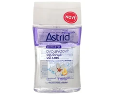 Astrid Aqua Biotic Two-Phase Remover Eye makiažo valiklis moterims, 125 ml