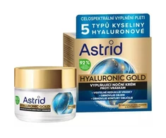 Astrid Pilninamasis naktinis kremas nuo raukšlių su aukso baltymais Hyaluronic Gold (Kreminis) 50 ml