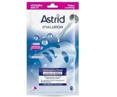 Astrid Tekstilinė veido kaukė su hialurono rūgšties serumu visiems odos tipams, 1 vnt.