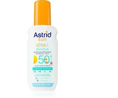 Astrid vaikų purškiamas losjonas įdegiui Sensitive SPF 50+ Sun 150 ml