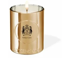 Atkinsons Amber Glory Scented Candle, 200 g