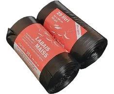 Atkritumu maisi LABAIS MAISS LDPE, 25l, melni, 48x58cm, 30mk, 30gab
