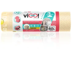 Atkritumu maisi viGO! Winter, ar vaniļas aromātu, LD, aizvelkami, 60l, 64x71cm, 30mk, 10gab