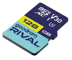 Atminties kortelė GOODRAM Micro SDXC 128GB V30 UHS I U3 RIVAL + adapter