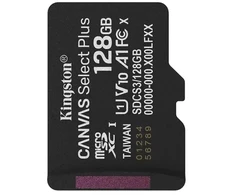 Atminties kortelė Kingston memory card Micro SD 128GB Canvas Select+ G3 150MB/s