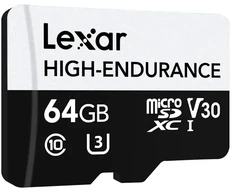 Atminties kortelė Lexar High-Endurance Micro SDHC/Micro SDXC 64GB memory card
