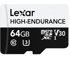Atminties kortelė Lexar High-Endurance Micro SDHC/Micro SDXC 64GB memory card