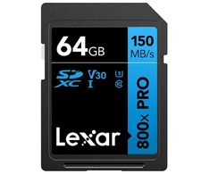 Lexar Professional 800x Pro SDXC 64GB atminties kortelė