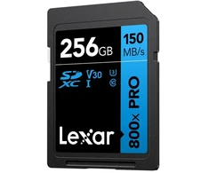 Lexar Profesionali 800x Pro SDXC 256GB atminties kortelė