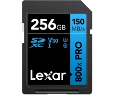 Lexar Profesionali 800x Pro SDXC 256GB atminties kortelė