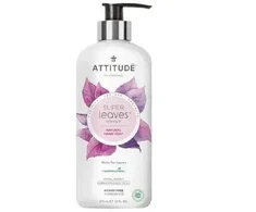 Attitude Natūralus rankų muilas „Super Leaves“ su baltosios arbatos lapeliais (rankų muilas) 473 ml