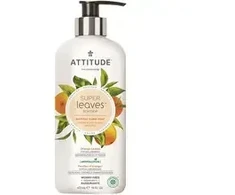Attitude Super Leaves Oranžinis rankų prausiklis su muilu (rankų prausiklis) 473 ml