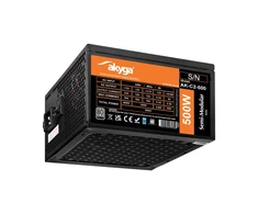 Maitinimo šaltinis ATX 500W Akyga AK-C2-500 Semi-Modular P4+4 2x PCI-E 6+2 pin 4x SATA 2x Molex FAN 12cm