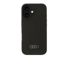 Apple iPhone 16 Audi Silicone (AU-LSRIP16-Q3/D1-BK) dėklas telefonui juodos spalvos
