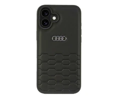 Apple iPhone 16 Plus Audi Synthetic Leather (AU-TPUPCIP16M-GT/D2-BK) dėklas telefonui juodos spalvos
