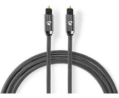 Kabelis Nedis CATB25000GY20 kabelis audio 2 m TOSLINK Pilka